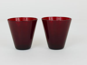 Quatre verres à boire Kartio Mid-Century de Kaj Franck par Nuutajarvi Nottsjo Finland