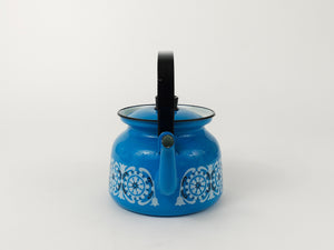 Kaj Franck Mid-Century Emaille-Teekessel, Finel Arabia, Finnland