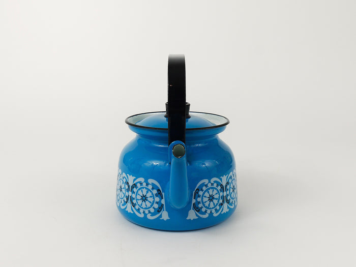 Kaj Franck Mid-Century Enamel Tea Pot Kettle, Finel Arabia, Finland