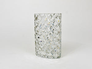 Vase en cristal à facettes étincelant par Claus Josef Riedel, Autriche, années 1970