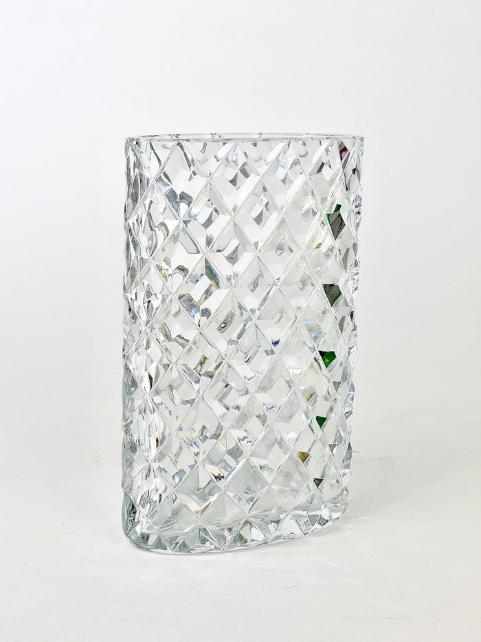 Sparkling Facetted Crystal Glass Vase by Claus Josef Riedel, Austria, 1970s