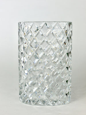 Vase en cristal à facettes étincelant par Claus Josef Riedel, Autriche, années 1970