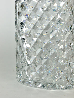 Vase en cristal à facettes étincelant par Claus Josef Riedel, Autriche, années 1970