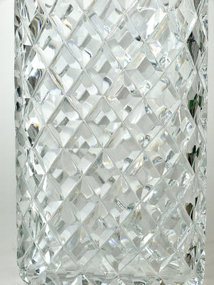 Vase en cristal à facettes étincelant par Claus Josef Riedel, Autriche, années 1970