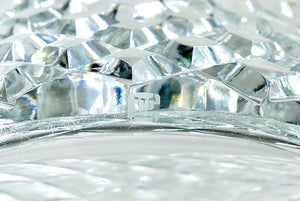 Vase en cristal à facettes étincelant par Claus Josef Riedel, Autriche, années 1970