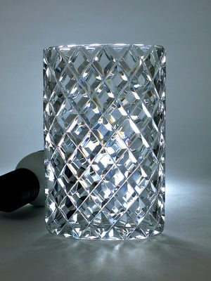 Vase en cristal à facettes étincelant par Claus Josef Riedel, Autriche, années 1970