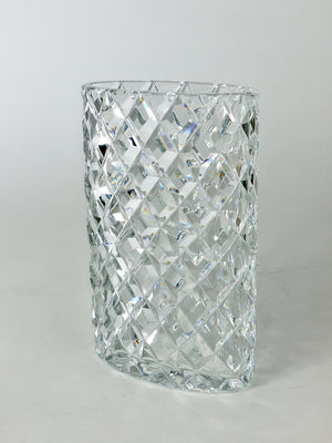 Vase en cristal à facettes étincelant par Claus Josef Riedel, Autriche, années 1970