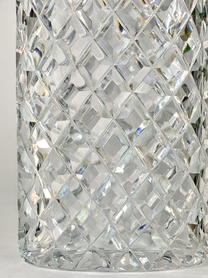 Vase en cristal à facettes étincelant par Claus Josef Riedel, Autriche, années 1970