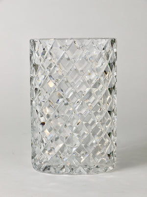Vase en cristal à facettes étincelant par Claus Josef Riedel, Autriche, années 1970