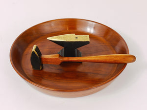 Bol casse-noix, marteau & enclume Mid-Century par Richard Rohac, Autriche, années 1950