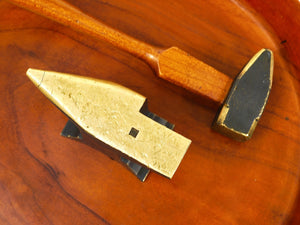 Bol casse-noix, marteau & enclume Mid-Century par Richard Rohac, Autriche, années 1950