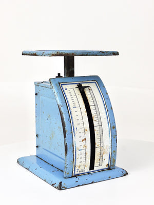 Pèse-lettres décoratif bleu Avantgarde Bauhaus Marianne Brandt, années 1930, Allemagne