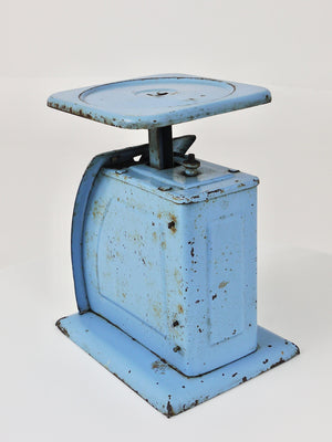 Pèse-lettres décoratif bleu Avantgarde Bauhaus Marianne Brandt, années 1930, Allemagne