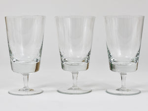 Oswald Haerdtl, set di sei bicchieri da vino Mid-Century in cristallo, Austria, anni 1950