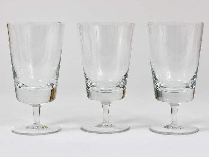 Oswald Haerdtl Set of Six Mid-Century Crystal Wine Glasses, Austria, 1950s
