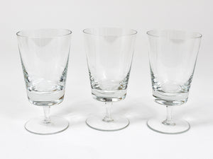 Oswald Haerdtl, set di sei bicchieri da vino Mid-Century in cristallo, Austria, anni 1950