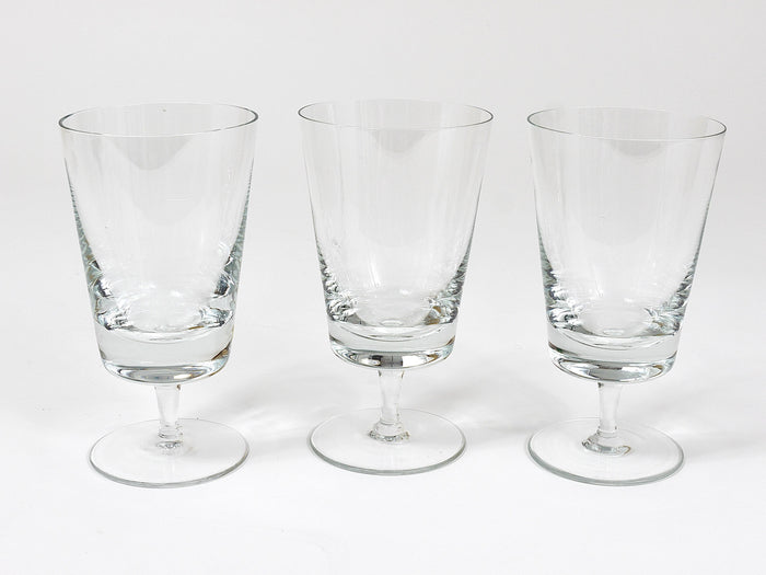 Oswald Haerdtl Set of Six Mid-Century Crystal Wine Glasses, Austria, 1950s
