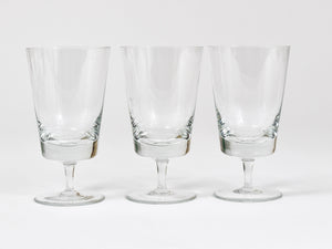 Oswald Haerdtl, set di sei bicchieri da vino Mid-Century in cristallo, Austria, anni 1950