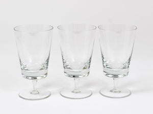 Oswald Haerdtl, set di sei bicchieri da vino Mid-Century in cristallo, Austria, anni 1950
