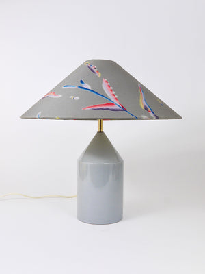 Lámpara de mesa posmoderna y colorida, Italia, años 80