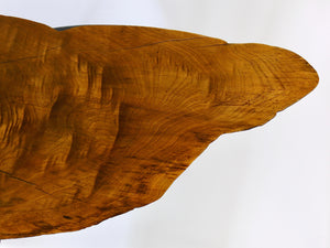 Original Carl Auböck Großer Mid-Century Nussbaum-Baumstamm-Couchtisch, 1950er-Jahre