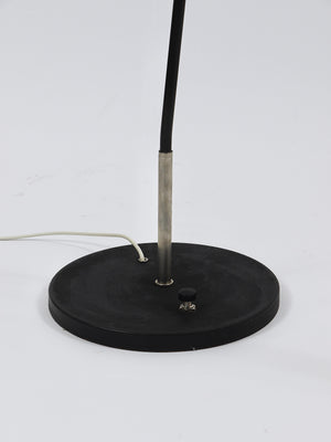 Rupert Nikoll Verstellbare Stehlampe mit Gegengewicht, Mid-Century, Nickel, Messing