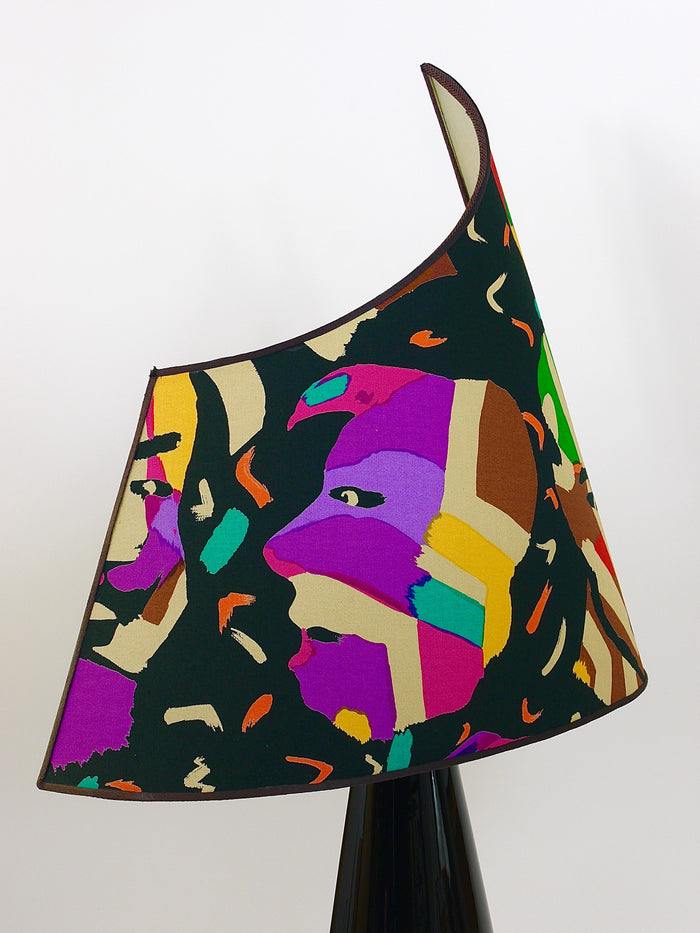 Post-Modern Missoni Table Lamp by Massimo Valloto, Italy, 1980s