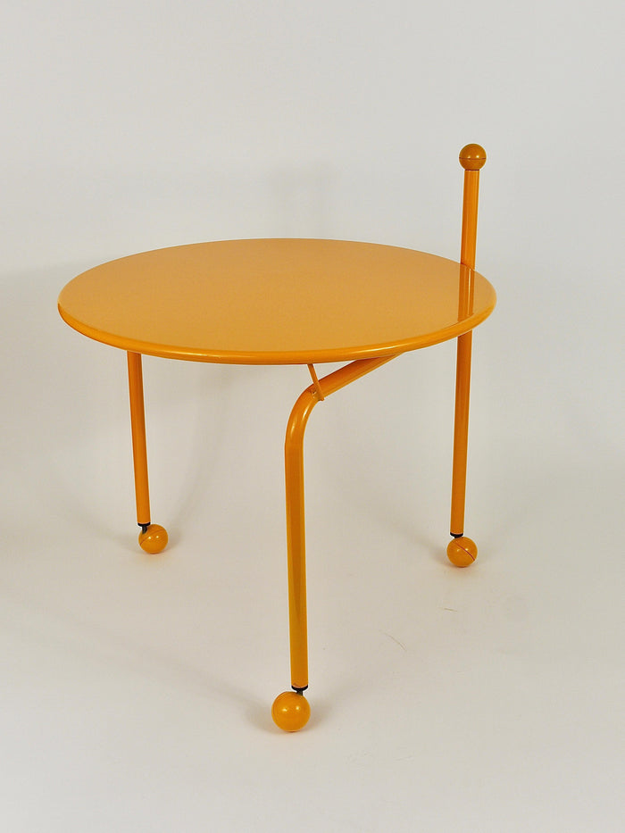 Tord Bjorklund Post-modern Side or Coffee Table, Memphis Style, Sweden, 1980s