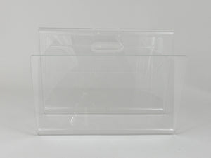 Postmodern Lucite ZigZag News Rack Magazine Stand, Italy, 1980s