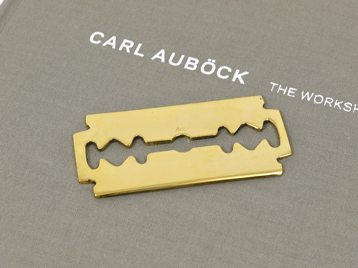 Carl Auböck Handcrafted Razor Blade Brass Paperweight #5378, Austria