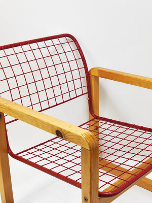 Postmodern Wire Lounge Chair Armchair Sälen, Knut & Marianne Hagberg, Ikea, 1982