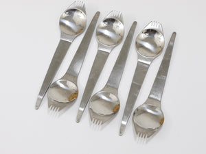 Fino a 7 posate party spork Mid-Century (cucchiaio e forchetta) Göffel by Amboss Austria