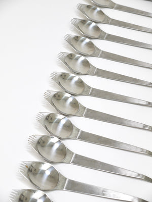 Fino a 7 posate party spork Mid-Century (cucchiaio e forchetta) Göffel by Amboss Austria