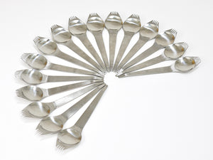 Fino a 7 posate party spork Mid-Century (cucchiaio e forchetta) Göffel by Amboss Austria