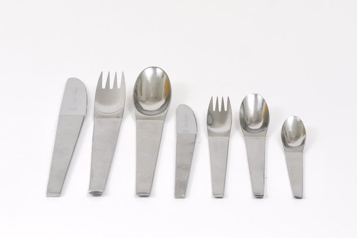 Carl Auböck 2060 Flatware, 42 pcs., Complete For 6 Persons, Amboss Austria, 1950