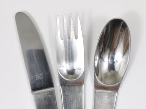 Couverts Carl Auböck 2060, 42 pièces, service complet pour 6 personnes, Amboss Austria, 1950