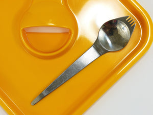 3 Amboss Party Palette & Spork Sets, Plate & Spoon & Fork, Austria, 1970s