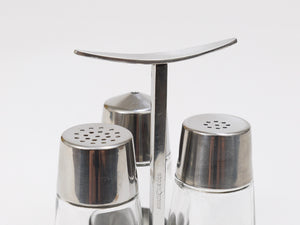 Marianne Denzel Salt And Pepper Menage Condiment Set, Berndorf, Austria, 1960s