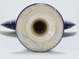 Large Postmodern Pottery Vase by Jesper Packness, Memphis-Style, Denmark