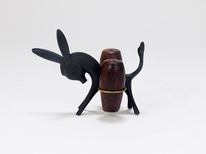 Walter Bosse Donkey Salt and Pepper Shaker Set, Herta Baller, Austria, 1950s