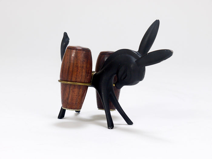 Walter Bosse Donkey Salt and Pepper Shaker Set, Herta Baller, Austria, 1950s