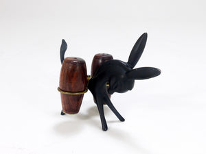 Walter Bosse Donkey Salt and Pepper Shaker Set, Herta Baller, Austria, 1950s