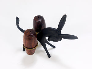 Walter Bosse Donkey Salt and Pepper Shaker Set, Herta Baller, Austria, 1950s