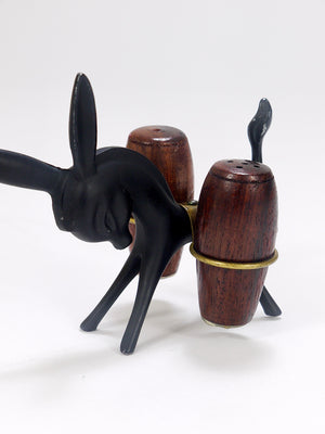 Walter Bosse Donkey Salt and Pepper Shaker Set, Herta Baller, Austria, 1950s