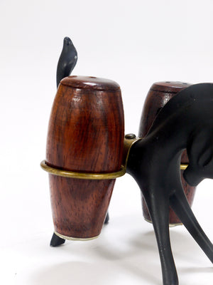 Walter Bosse Donkey Salt and Pepper Shaker Set, Herta Baller, Austria, 1950s