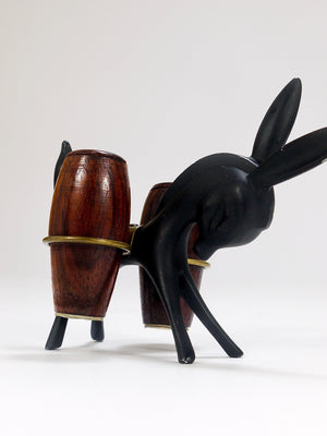 Walter Bosse Donkey Salt and Pepper Shaker Set, Herta Baller, Austria, 1950s