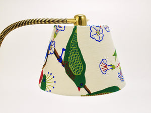 Lampe de table Josef Frank J.T. Kalmar Tisch-Überall, laiton & cuir, Autriche, 1930