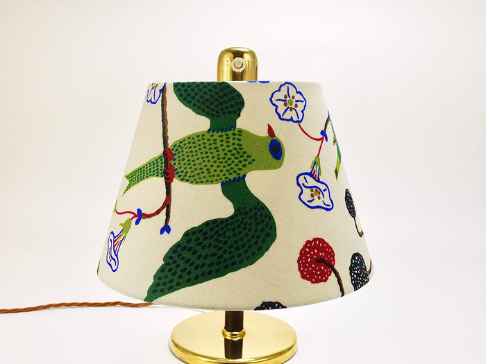Josef Frank J.T. Kalmar Table Lamp Tisch-Überall, Brass & Leather, Austria, 1930