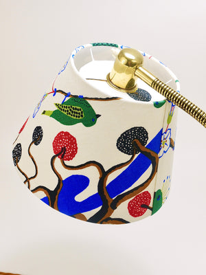 Lampe de table Josef Frank J.T. Kalmar Tisch-Überall, laiton & cuir, Autriche, 1930