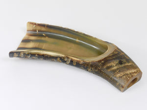Carl Aubock Mid Century Horn Desk Pen & Pencil Tray & Holder, Austria, 1960s